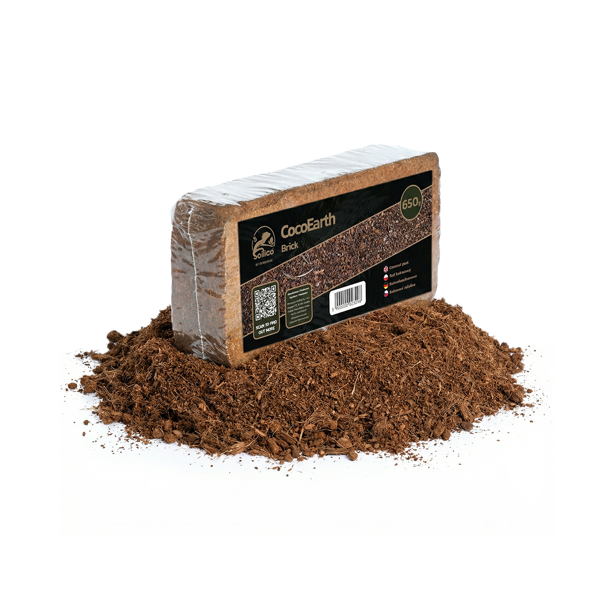 SOILICO CocoEarth BRICK - Kokosziegel fein