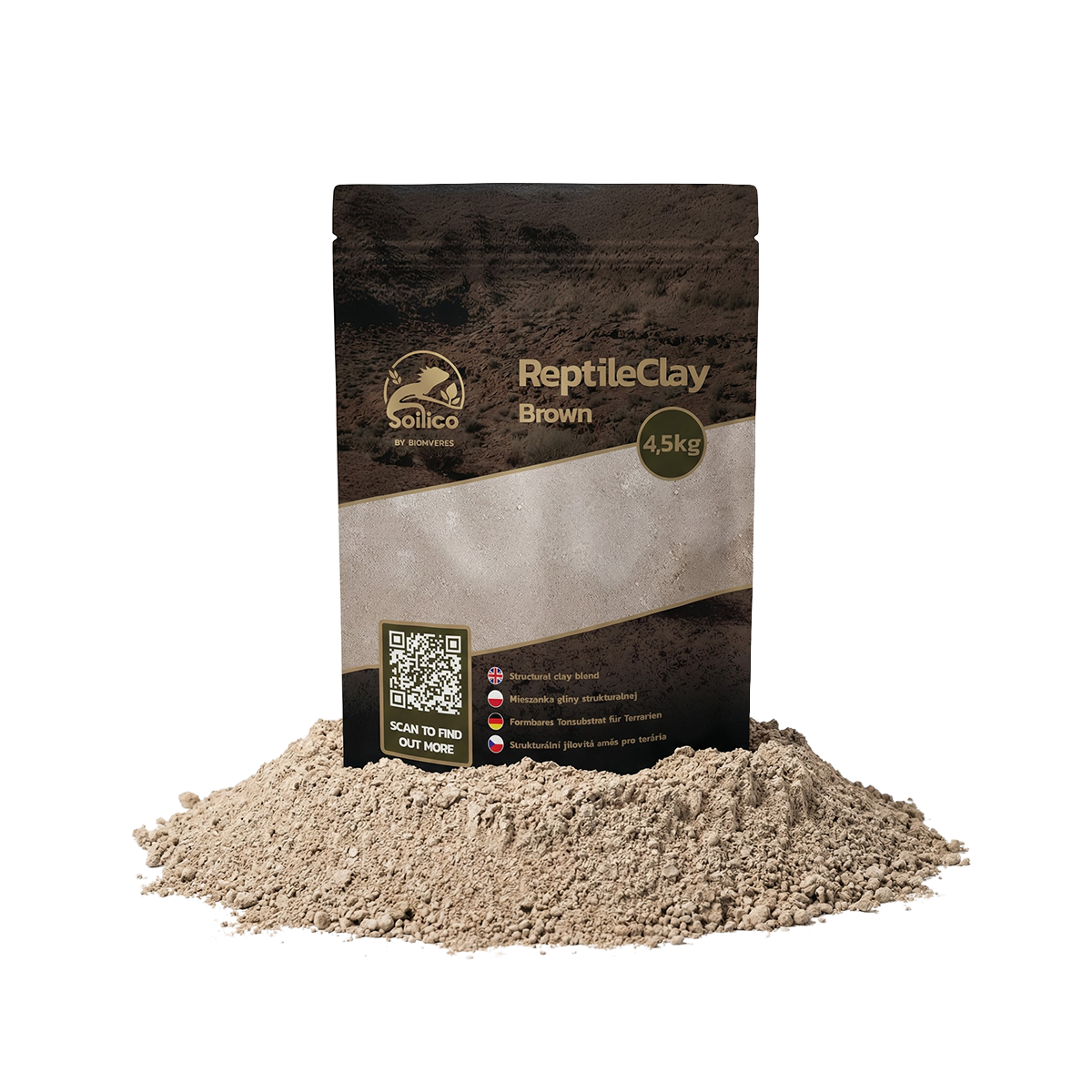 SOILICO ReptileClay BROWN - Lehmpulver BRAUN