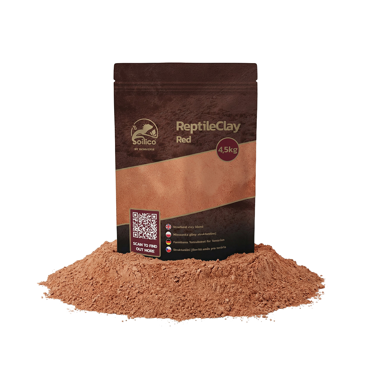 SOILICO ReptileClay RED - Lehmpulver ROT
