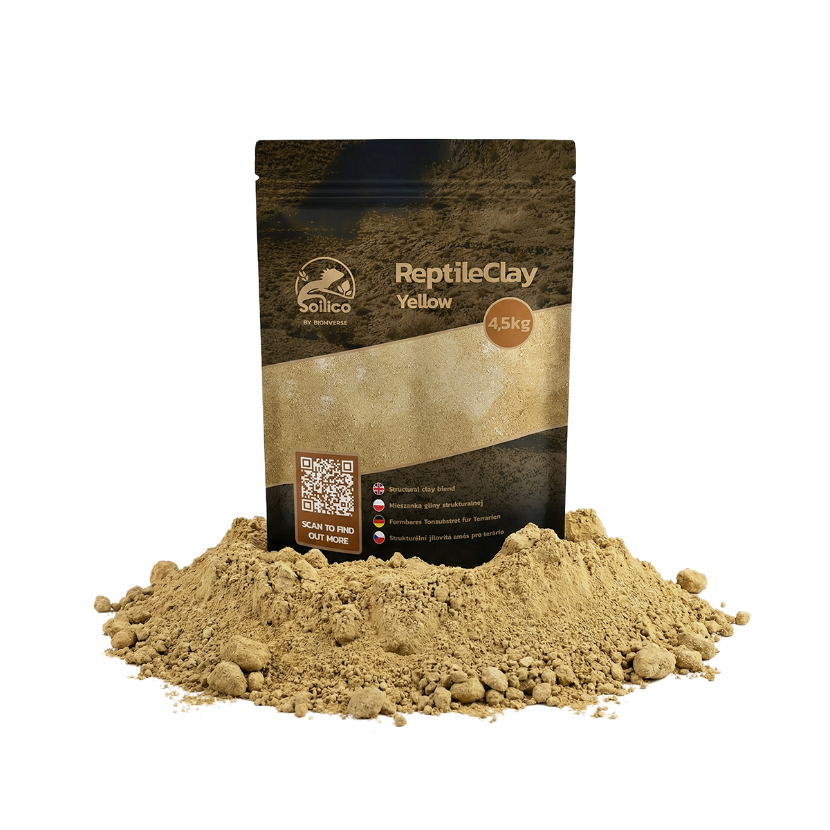 SOILICO ReptileClay YELLOW - Lehmpulver GELB