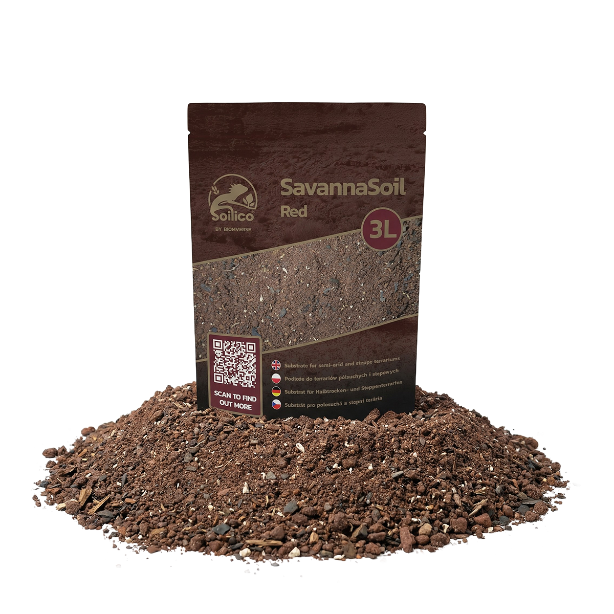 SOILICO SavannaSoil RED - Savannensubstrat ROT