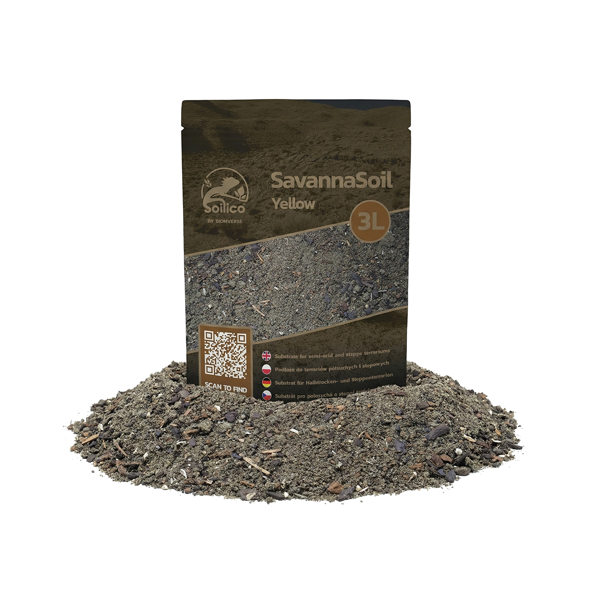 SOILICO SavannaSoil YELLOW - Savannensubstrat GELB